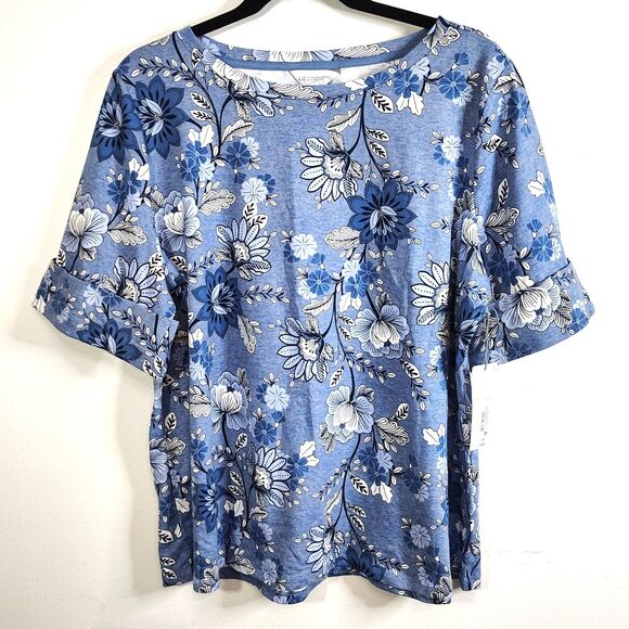 NEW! Bundle of 4 LIZ CLAIBORNE Short Sleeve Stretch XXL Women's Plus Size Shirts - Picture 2 of 6